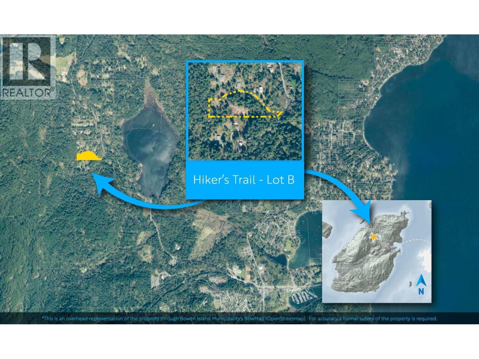 Vacant Land at LOT B HIKER'S Trail, Bowen Island, British Columbia - Photo 2 - RE/MAX Garden City Realty