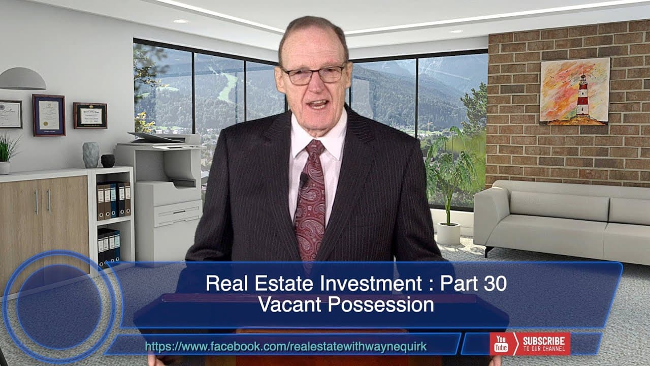 Real Estate Investment : Part 30 - Vacant Possession - The Money Machine