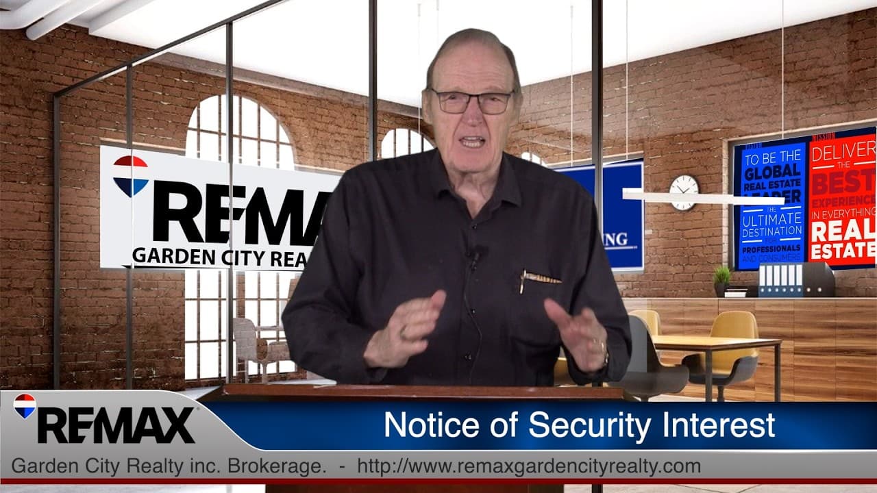 Notice of Security Interest